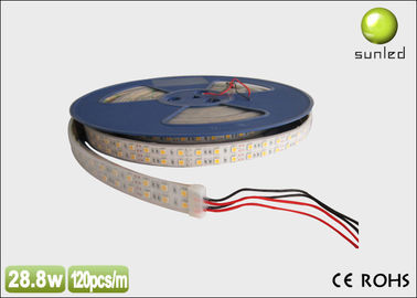 5050 IP20 Non Waterproof Led Strip Lights Flexible Warm White / White