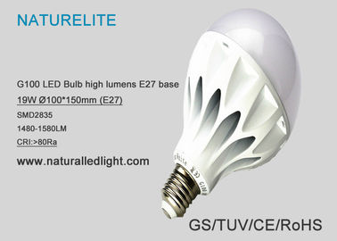 G100 19W LED High Lumens Energy Saving Light Bulbs E27 Base 3 Years Warranty