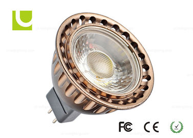 Suspended 500lm 5W Ra80 MR16 Warm White Led Spotlight For Offices / Gymnasium